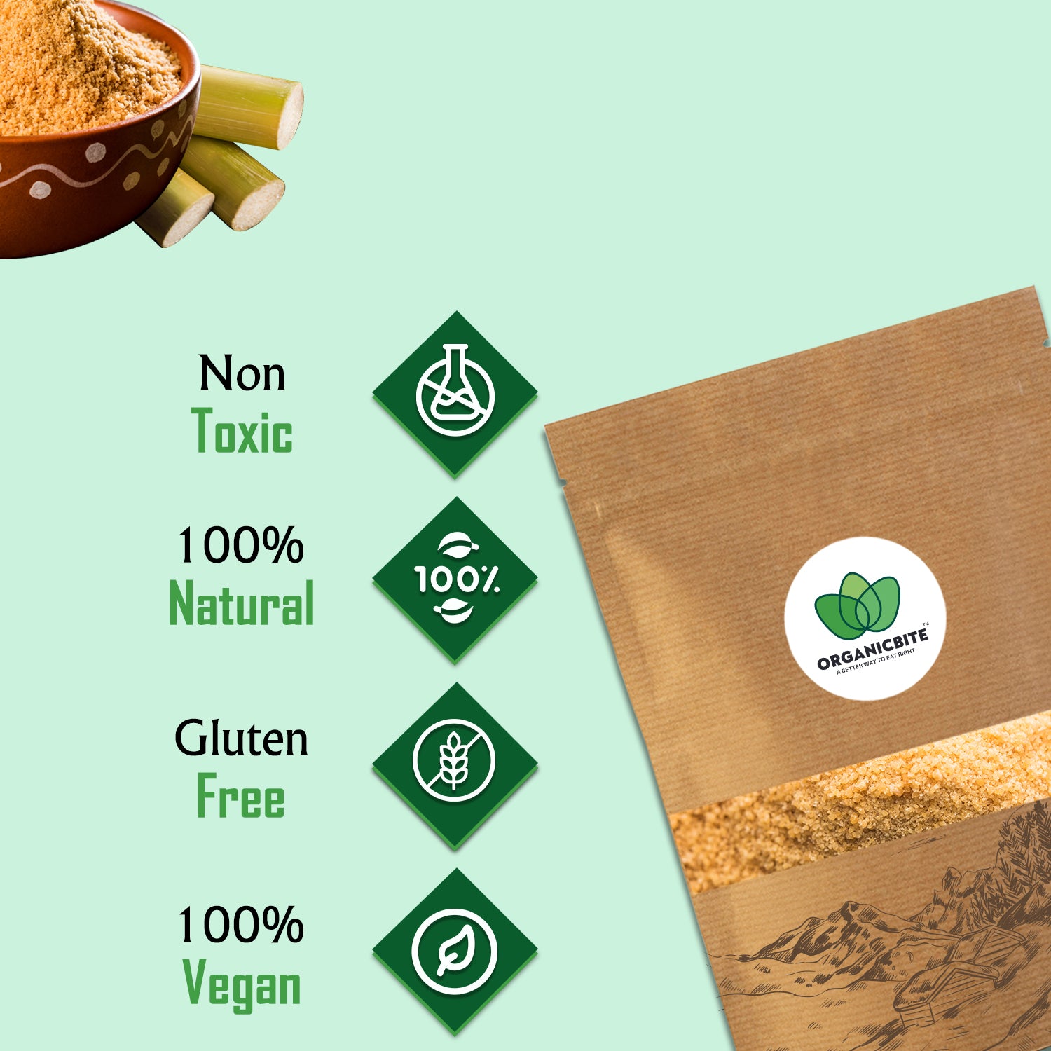 organicbite Jaggery powder