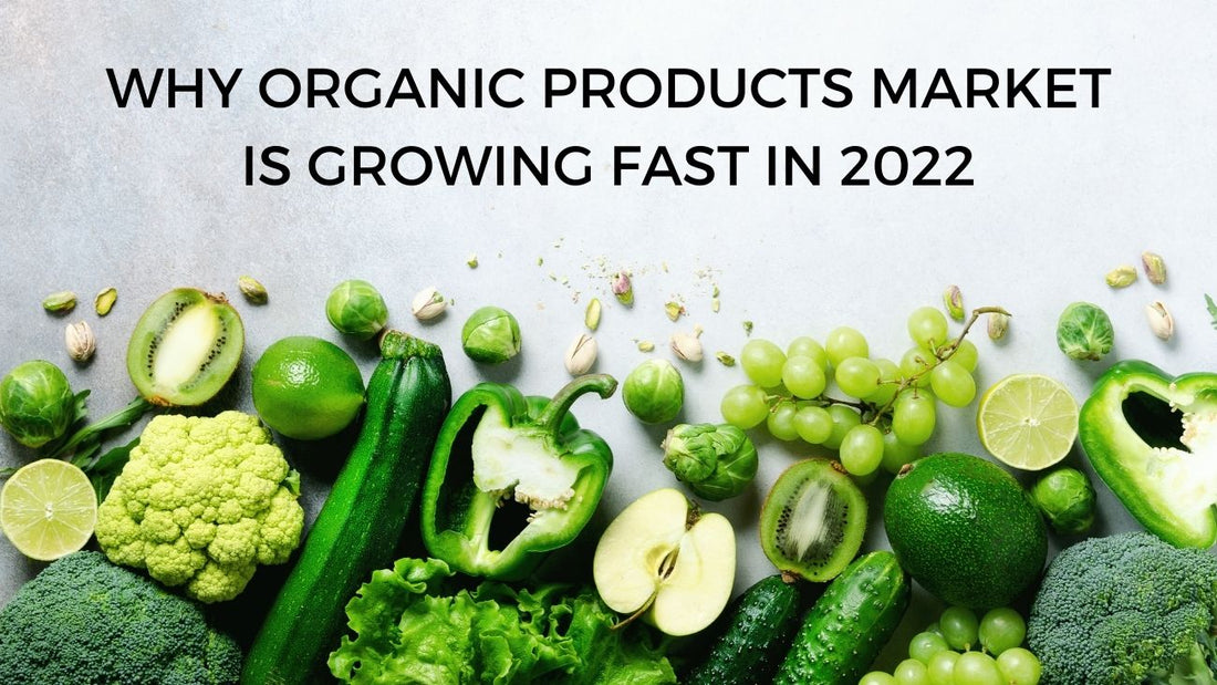 Why is the Organic products market growing fast in 2022?