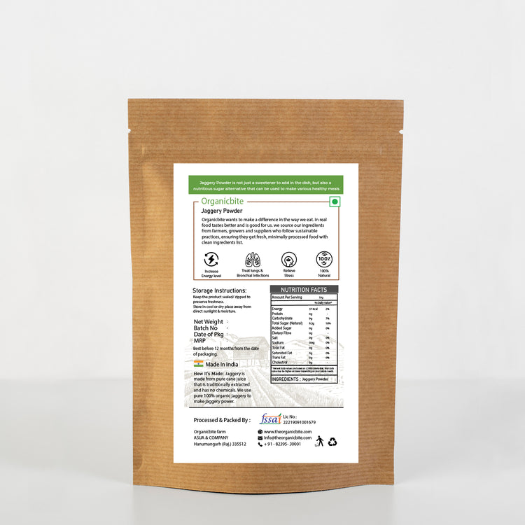  organicbite Jaggery powder