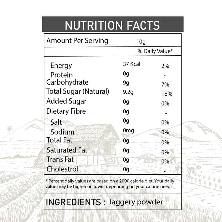  organicbite Jaggery powder